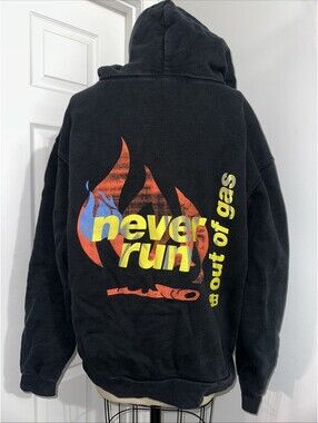 93 Boyz Cannabis Brand Pullover Hoodie Black Size L